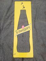 Groot metalen reclamebord Schweppes, Ophalen of Verzenden, Gebruikt, Reclamebord