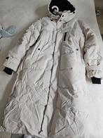 Warme gewatteerde winterjas lang,beige, Beige, Maat 46/48 (XL) of groter, Ophalen