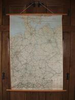 Vintage Schoolkaart - Duitsland, Antiek en Kunst, Ophalen of Verzenden