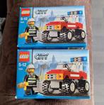 7241 - LEGO City Fire Car (2005) (2x), Complete set, Ophalen of Verzenden, Lego, Zo goed als nieuw