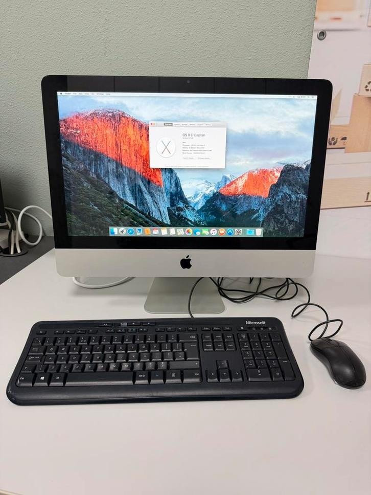 Apple iMac A1311 - 21.5 inch 2.5GHz i5 8GB RAM 500GB AMD, Computers en Software, Apple Desktops, Zo goed als nieuw, iMac, HDD