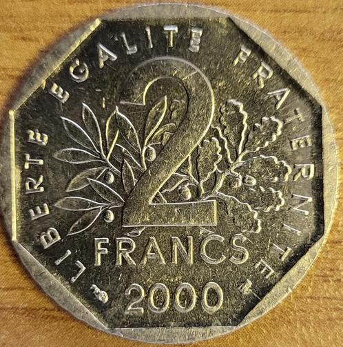 FRANCE 2 francs 2000 F.272/28 Abeille KM#942.1 SUP, Timbres & Monnaies, Monnaies | Europe | Monnaies non-euro, Monnaie en vrac