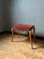 Elegante vintage voetenbank, Louis XV-stijl, Ophalen, Zo goed als nieuw, Hout