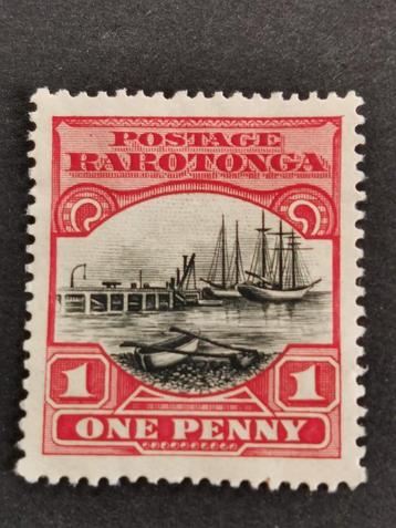 Rarotonga 1920 - Port d'Avarua, Enlèvement ou Envoi, Affranchi