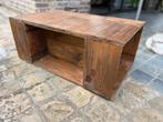 Salontafel van (bewaar)wijnkisten, Huis en Inrichting, Ophalen, Zo goed als nieuw