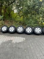 5 land rover velgen met straatbanden en 4 offroad banden, Overige, Gebruikt, 16 inch, Overige