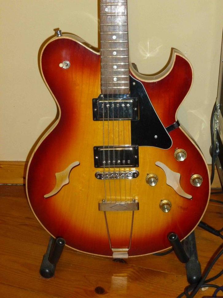 Gordon Smith Galaxy Semi-Acoustisch – Vintage Sunburst, Muziek en Instrumenten, Snaarinstrumenten | Gitaren | Elektrisch, Gebruikt