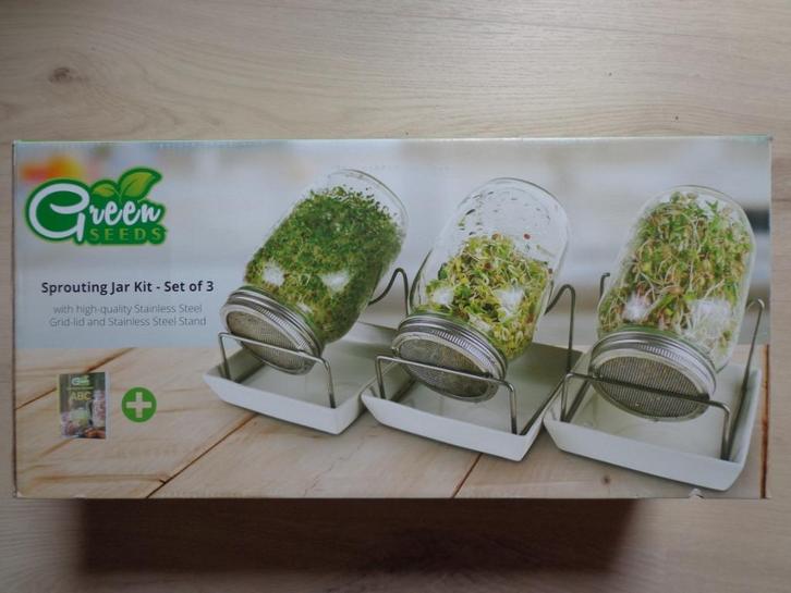 Green SEEDS kiemglazen, Tuin en Terras, Kweekspullen, Zo goed als nieuw, Ophalen of Verzenden