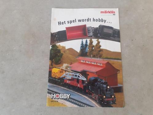 Marklin H0 Het Spel Wordt Hobby 1991/92 NL Vintage Folder, Hobby & Loisirs créatifs, Trains miniatures | HO, Utilisé, Livre, Revue ou Catalogue