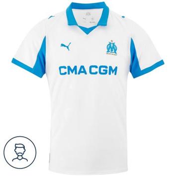 Olympique Marseille 2025/2026 thuisshirt beschikbaar voor biedingen