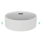 2 opzetwaskommen Strada II +click clack systeem chroom, Ophalen, Minder dan 50 cm, Nieuw, Minder dan 100 cm