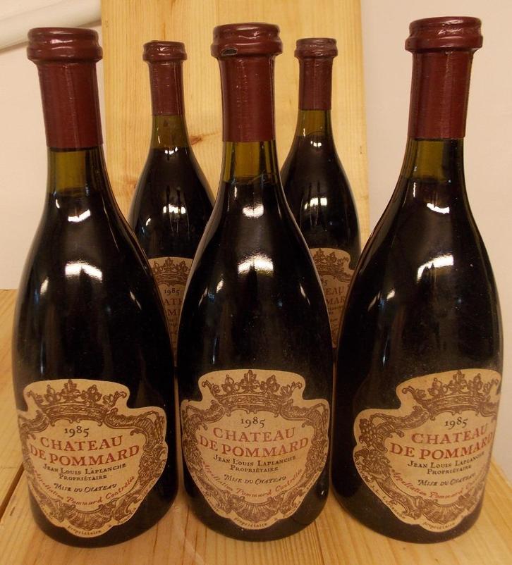 Château de Pommard 1985/1974 Labord Gd Bourgondische wijn, Verzamelen, Wijnen, Nieuw, Rode wijn, Frankrijk, Vol, Ophalen of Verzenden