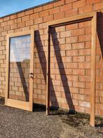 Voordeur in nieuwe staat., Doe-het-zelf en Bouw, Deuren en Vliegenramen, 215 cm of meer, Schuifdeur, Glas, Ophalen