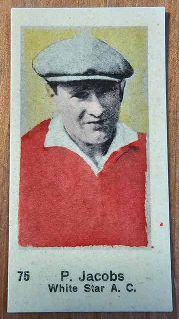 1930s (pre panini) 75. P. Jacobs White Star Athletic Club  beschikbaar voor biedingen