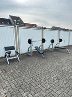 175kg + 3 Professionele fitness toestellen + baren, Sport en Fitness, Ophalen