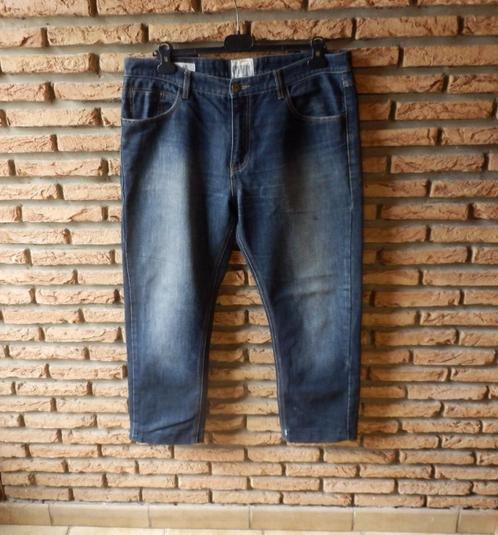 (8) -jeans homme t.XL bleu fonçé - OWK -, Kleding | Heren, Spijkerbroeken en Jeans, Gedragen, W33 - W34 (confectie 48/50), Blauw
