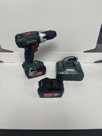 METABO BS 18 LT MET OPLADER +EXTRA BATTERIJ COMPACT ACCUBOOR