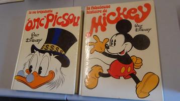 2 BD grands formats - Mickey et Oncle Picsou