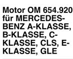 Moteur Mercedes OM 654920, Neuf