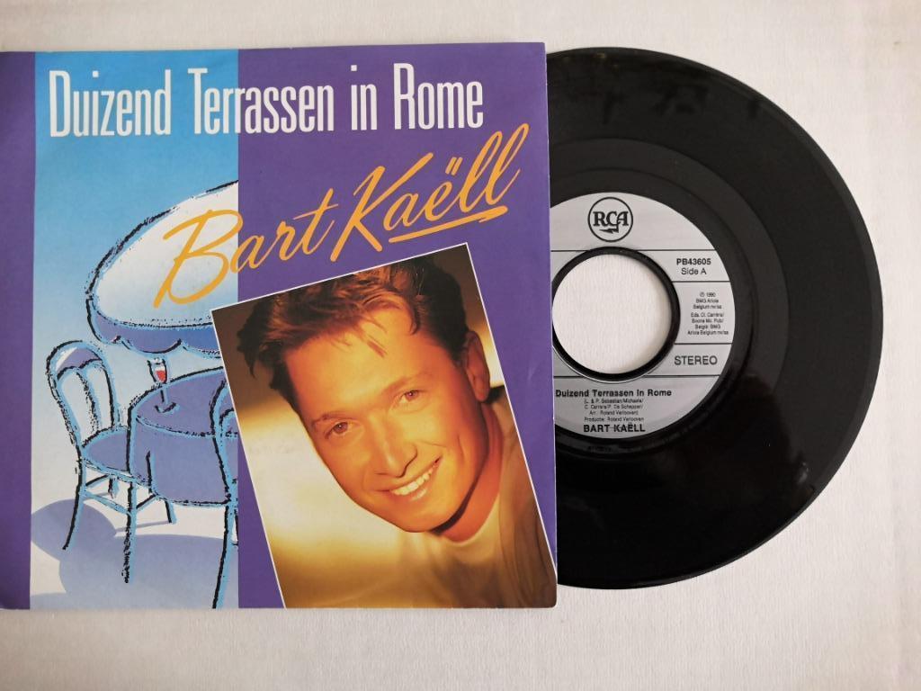 BART KAËLL - Duizend terrassen in Rome (45t), En néerlandais, Enlèvement ou Envoi, Single, Comme neuf