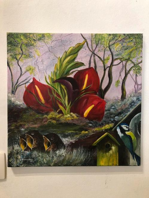Collectie van 6 fraaie schilderijtjes, Antiek en Kunst, Kunst | Schilderijen | Klassiek, Ophalen