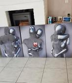 3D Iron team Canvas op Frame, 55 x 75cm. Nieuw. Haakjes incl, Ophalen of Verzenden