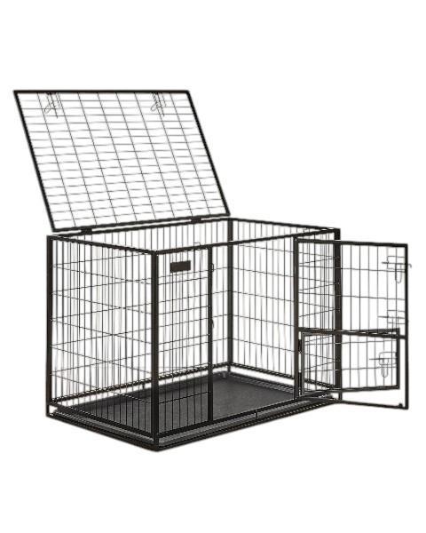 Grote Hondenkooi met Dubbele Deur - bench, Dieren en Toebehoren, Hondenbenches