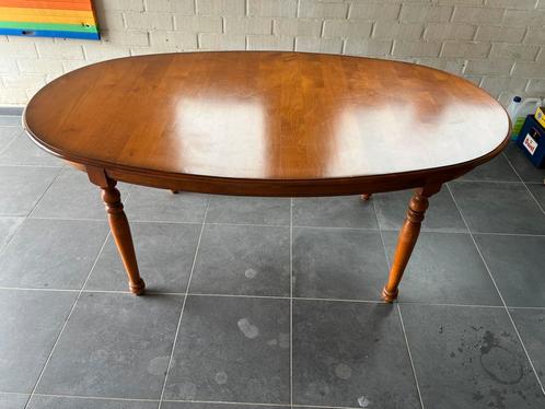 Antiek erfstuk houten tafel met 6 stoelen, Huis en Inrichting, Tafels | Eettafels, Gebruikt, Ophalen