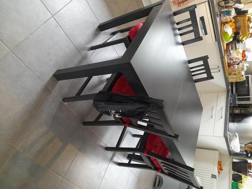 Table extensible Bjursta, Huis en Inrichting, Tafels | Eettafels, Gebruikt, 50 tot 100 cm, 100 tot 150 cm, Vier personen, Rechthoekig
