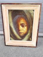 huile sur panneau signe luc de ro, Antiek en Kunst, Kunst | Schilderijen | Klassiek, Ophalen of Verzenden