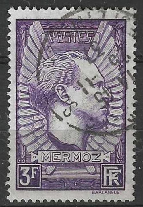 Frankrijk 1937 - Yvert 338 - Jean Mermoz (ST), Timbres & Monnaies, Timbres | Europe | France, Affranchi, Envoi