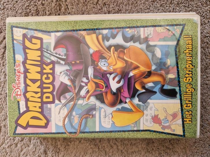 Darkwing Duck VHS - Het Grillige Stripverhaal!, Cd's en Dvd's, VHS | Kinderen en Jeugd, Zo goed als nieuw, Kinderprogramma's en -films