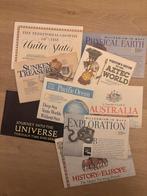 Vintage kaarten National Geographic, Collections, Revues, Journaux & Coupures, Enlèvement ou Envoi, 1980 à nos jours, Journal ou Magazine