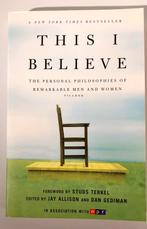 This I believe Jay Allison and Dan Gediman Engels, Boeken, Ophalen of Verzenden