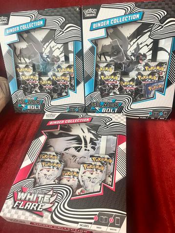 Black Bolt & White Flare Binder Collections beschikbaar voor biedingen