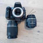 SONY ALFA A550 fototoestel +toebehoren, Ophalen of Verzenden, Sony