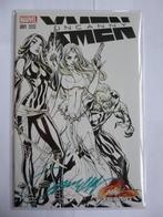 MARVEL"UNCANNY X-MEN 1B" B&W VARIANT JSC SIGNED+COA UIT 2016, Eén comic, Nieuw, Ophalen of Verzenden, Amerika