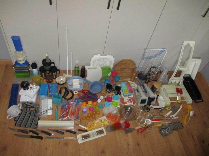 huishoud artikelen groot lot ,zie meerdere foto's, Huis en Inrichting, Keuken | Keukenbenodigdheden, Gebruikt, Ophalen