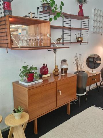 Vintage design wandsysteem met barkast Musterring 70s beschikbaar voor biedingen