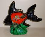 Vallauris keramieken vis lamp vintage gesigneerd, Ophalen of Verzenden