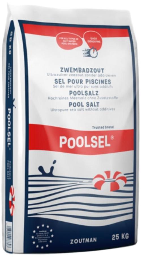POOLSEL ZWEMBADZOUT 11.90€ voor 25kg, Tuin en Terras, Zwembad-toebehoren, Ophalen