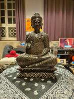 Ebbenhouten buddha, Huis en Inrichting, Woonaccessoires | Boeddhabeelden, Ophalen of Verzenden, Zo goed als nieuw