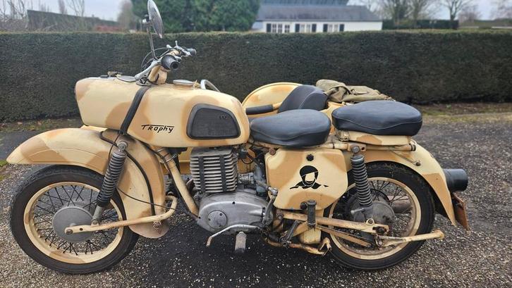 Papiers belges Mz 250/2 et Sidecar, Motos, Motos | Oldtimers & Ancêtres, Enlèvement