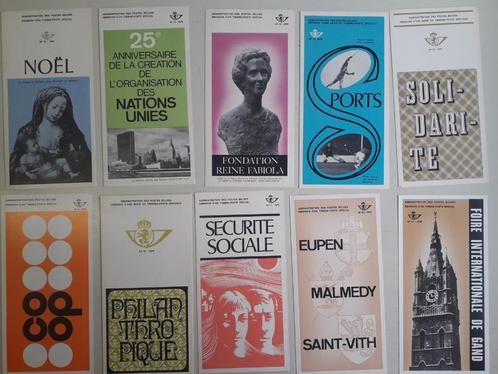 Prospectussen/eerste-dagbladen Belgische postzegel (15 jaar), Postzegels en Munten, Postzegels | Europa | België, Ophalen of Verzenden