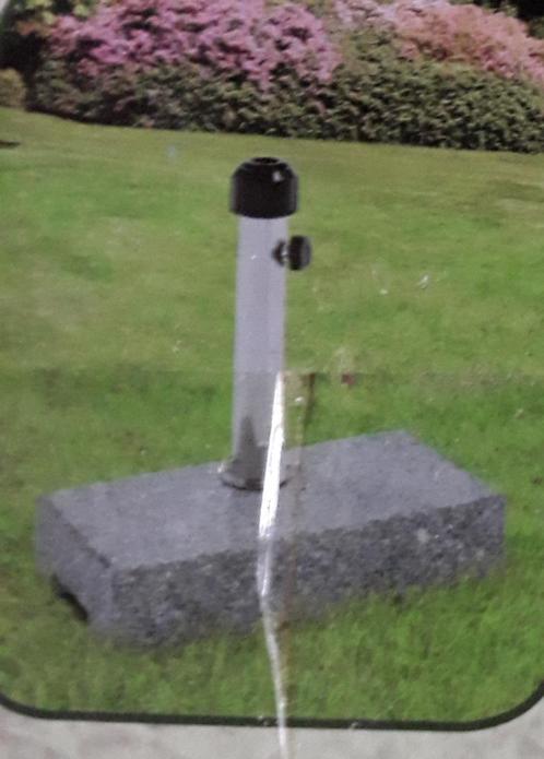 Parasolvoet graniet rechthoekig nieuw ( nog in verpakking), Tuin en Terras, Parasols, Nieuw, Parasolvoet, Minder dan 1 meter, Ophalen