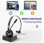 Draadloze BT Headset/Hoofdtelefoon met Ruisonderdrukking NEW, Computers en Software, Headsets, Nieuw, On-ear, Ophalen of Verzenden