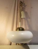 Belle lampe suspendue rétro en plastique et métal, 34 cm, Comme neuf, Enlèvement ou Envoi, Métal