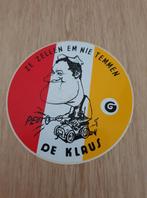 Carnaval Aalst sticker De Klaus, Ophalen of Verzenden