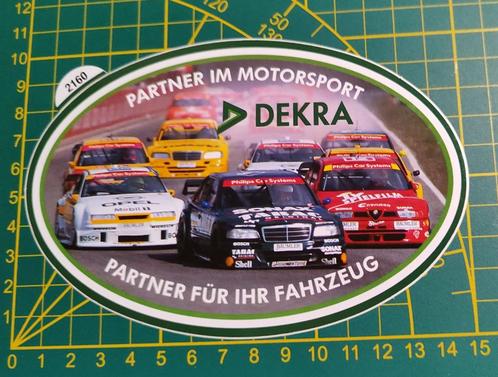 Sticker DTM 1994 Dekra Mercedes-Opel Calibra-Alfa Romeo 155, Collections, Autocollants, Enlèvement ou Envoi