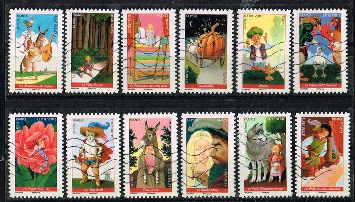 Timbres-poste de France - K 5404 - contes de fées, Timbres & Monnaies, Timbres | Europe | France, Affranchi, Envoi